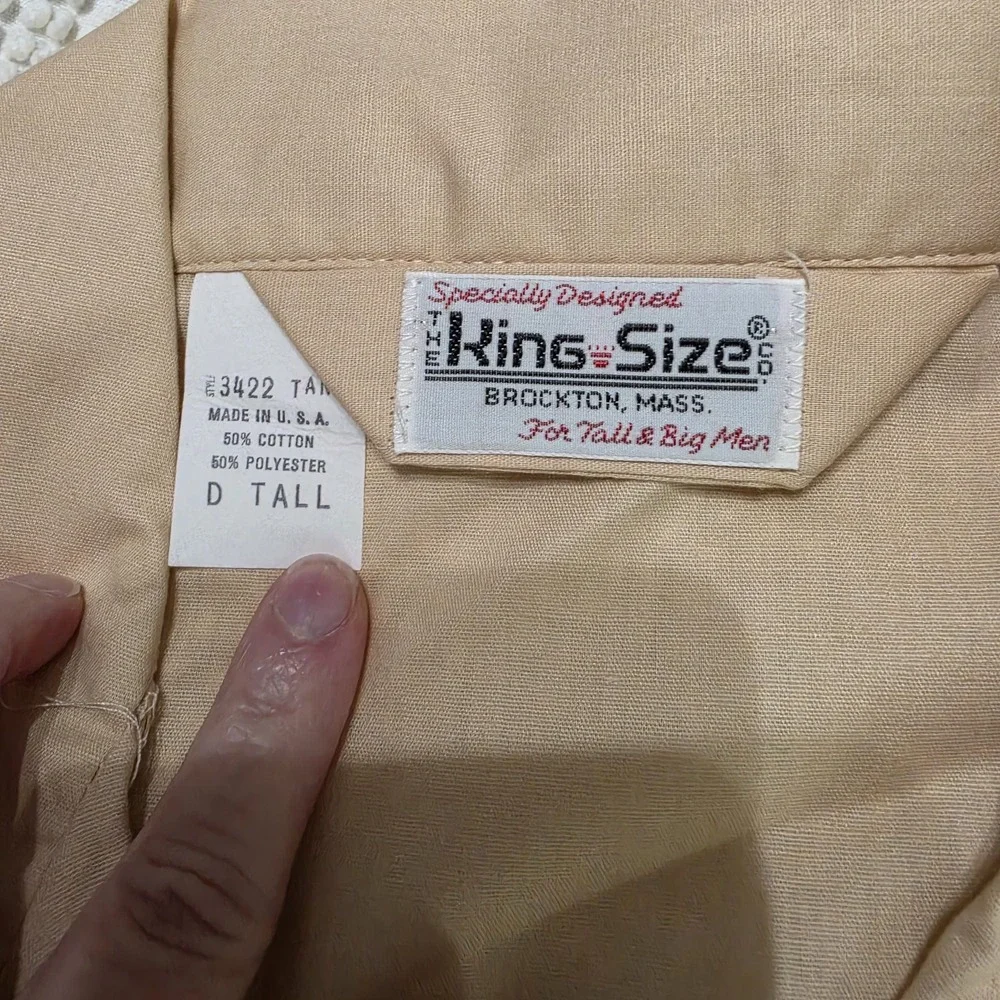 Vintage The King Size Men's Pajama Set D Tall (XL) New